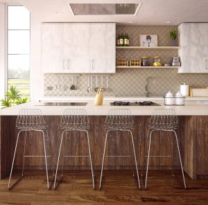 Kleine eiland keuken